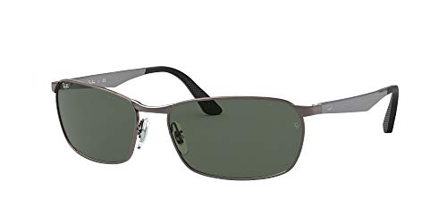 Ray-Ban 0Rb3534 Gafas de Sol, Gunmetal, 59 para Hombre