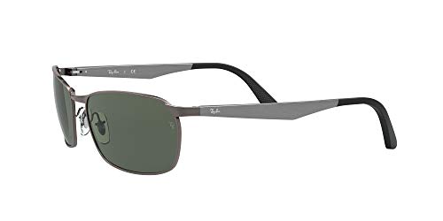 Ray-Ban 0Rb3534 Gafas de Sol, Gunmetal, 59 para Hombre