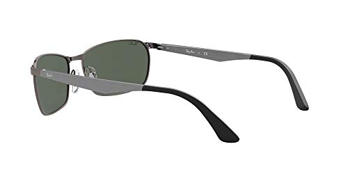 Ray-Ban 0Rb3534 Gafas de Sol, Gunmetal, 59 para Hombre