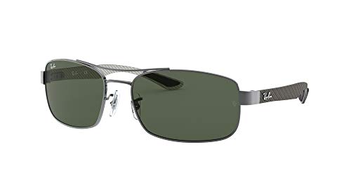 Ray-Ban 0Rb8316 Gafas de Sol, Gunmetal, 62 Unisex-Adulto