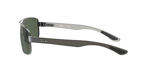 Ray-Ban 0Rb8316 Gafas de Sol, Gunmetal, 62 Unisex-Adulto