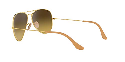 Ray-Ban Aviator Large Metal, Gafas de sol para Hombre, Dorado (Brown Gradient), 55