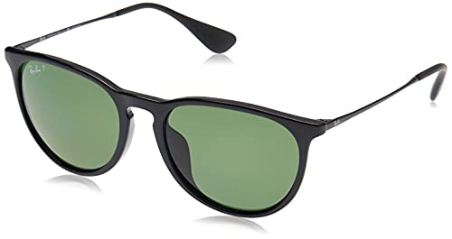 Ray-Ban Erika (F) Sun, Black/G/Classic Green, 54 Unisex Adulto