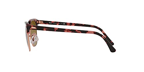 Ray-Ban Rb3016 Clubmaster, Gafas Hombre, Pink Havana