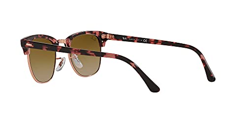 Ray-Ban Rb3016 Clubmaster, Gafas Hombre, Pink Havana