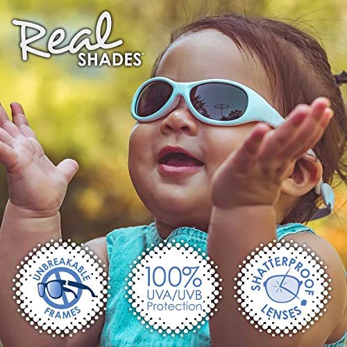 Real Shades Kids Explorer +2 Gafas de Sol 2 a 4 años, Niños Unisex, Rosa/Fucsia