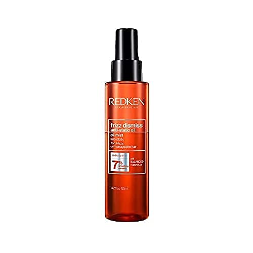 Redken | Aceite Sin Aclarado Antiencrespamiento Para todo tipo de Cabello de fino a grueso, Para Clima Húmedo, Frizz Dismiss, 125 ml