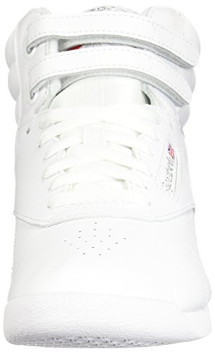 Reebok Women's F/S HI Sneaker, White/Silver, 11.5 M US