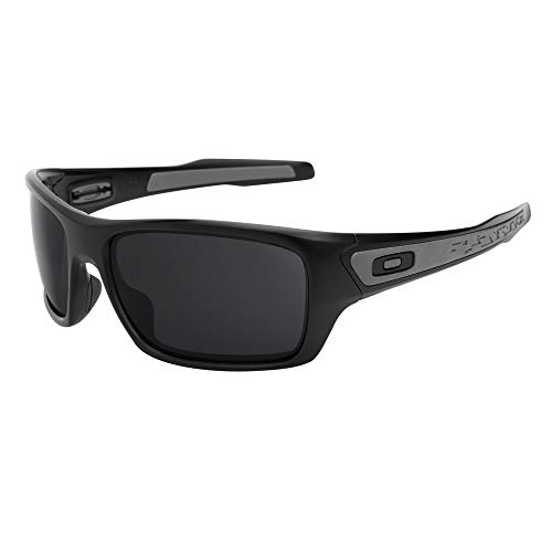 Revant Lentes de Repuesto Compatibles con Gafas de Sol Oakley Turbine, Polarizados, Elite Negro Furtivo