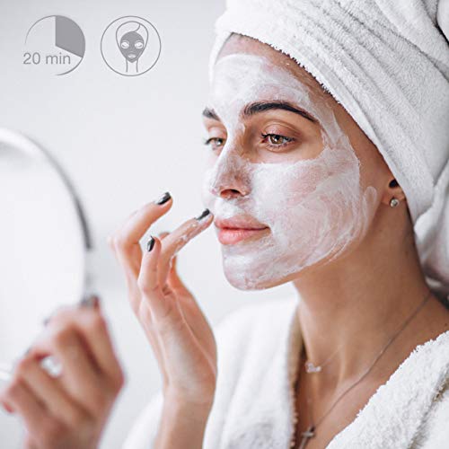 Revuele Máscara Ascensor Colágeno Facial, Suaviza La Piel Y Encoge Los Poros Abiertos, Mascarilla Lifting Facial Con Óxido De Zinc Y Arcilla, Blanca, 80 Mililitro