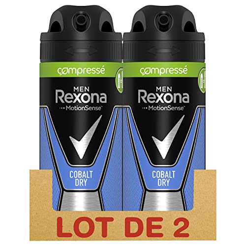 Rexona Men - Desodoranteen spray antitranspirante para hombre, 100 ml, pack de 2