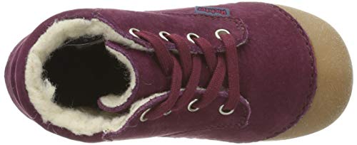 Richter Kinderschuhe Richie, Zapatillas Bebé-Niñas, Rojo (Burgundy 7610), 22 EU