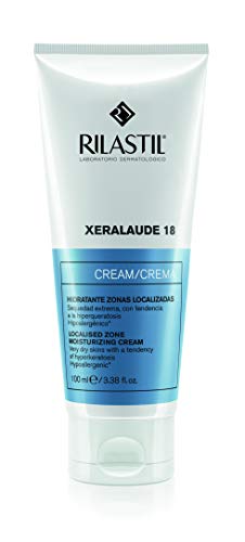 Rilastil Xeralaude 18 - Crema Hidratante y Exfoliante Corporal para Zonas Localizadas y Pieles Muy Secas - 100 ml