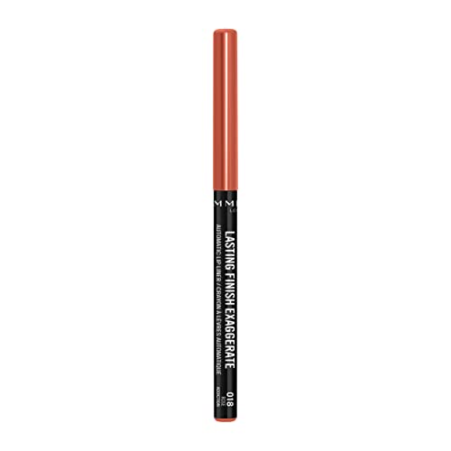 Rimmel London Lasting Finish Exaggerate Automatic Lip Liner, perfilador de labios - Tono 018 0,35g