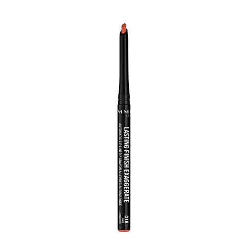 Rimmel London Lasting Finish Exaggerate Automatic Lip Liner, perfilador de labios - Tono 018 0,35g