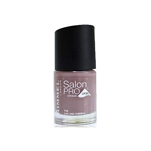 RIMMEL LONDON NAIL POLISH SALON PRO CHIC & CHEERFUL 710 12ML