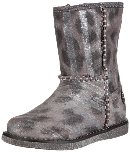 Roberto Cavalli Angels Paris PEA1476 - Botas de Ante para niña, Color Gris, Talla 26