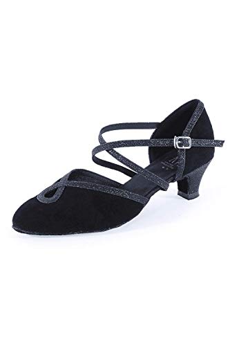 Roch Valley, Priscilla-Zapatos de Baile para Mujer, Negro, 5,5