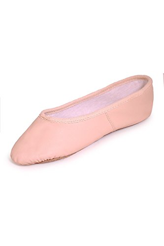 Roch Valley Zapatos de Ballet de Cuero con Suela Dividida para Mujer, Mujer, N2SSLP3.5, Pale Pink, 3.5 UK