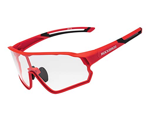 ROCKBROS Gafas de Sol Fotocromáticas Protección UV400 Ciclismo Bicicleta MTB Running Conducción Deportes para Hombres Mujeres