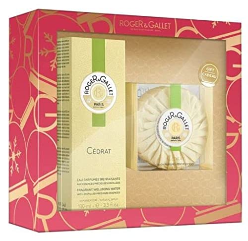 Roger gallet cedrat eau de toilette 100ml + jabon en pastilla 100gr