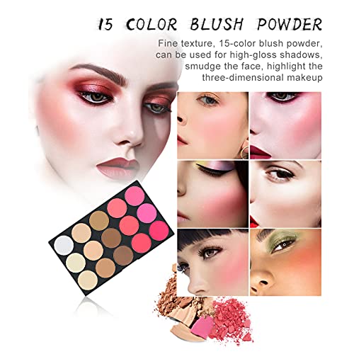 RoseFlower Kit de Maquillaje Profesional, Juego de Maquillaje Paleta de Sombras de Ojos Face Set Completo Cosmética Set de Regalo Makeup Set Viaje para Mujeres y Niñas