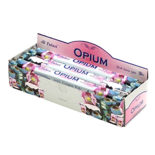 Salco 82-0489 Tulasi Incienso - fragancia de opium 6x20