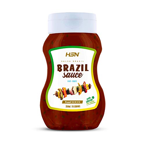 Salsa Brasil de HSN | Brazil Sauce | Bajo en Calorías, Sin Grasa, Sin Azúcar, Edulcorado con Estevia | No GMO | 350ml - 70 servicios