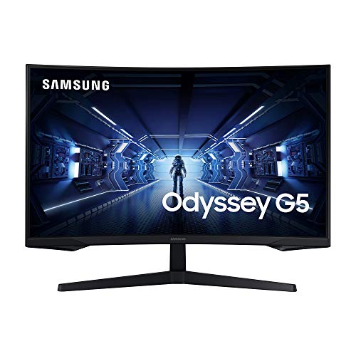 Samsung LC32G53TQWRXEN - Monitor Curvo gaming 32'' WQHD, 2560x1440, 16:9, 2500:1, 1000R, 144 Hz, 1 ms, 250 cd/m², HDMI, AMD FreeSync Premium, Negro