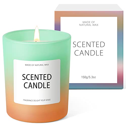 Scent-Hi Vela Perfumada, Afrutados y Florales, Cera de Soja Natural, Caja Regalo Para Baño, Casa, Decoración del Hogar, Vela de Lujo Regalo para Mujer