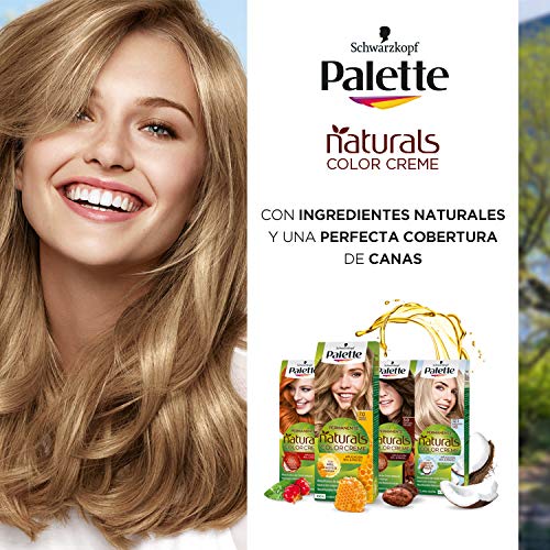 Schwarzkopf Palette Naturals Color Creme - Tono 4 cabello Castaño Medio - Coloración Permanente – Óptima cobertura de canas – Colores naturales