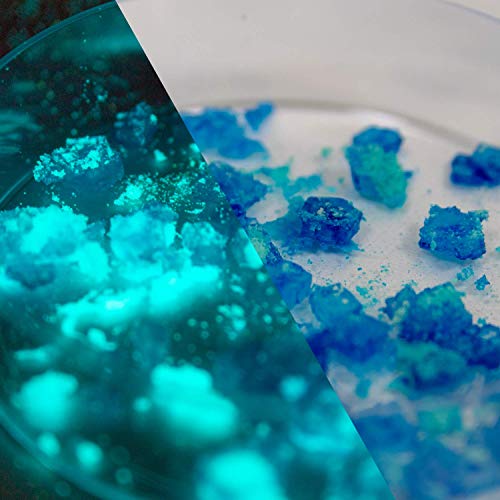 Science4you - Fábrica de Cristales, Brilla en la Oscuridad - Laboratorio Cientifico con 19 Experimentos: Haz Cristales, Aprende la Quimica, Juegos Educativos y Manualidades para Niños 6 7 8 9 10 Años