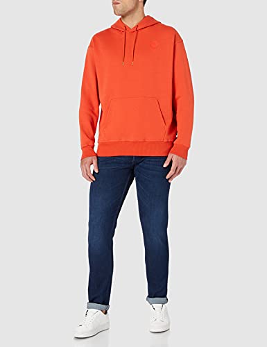 Scotch & Soda Felpa Hoodie with Small Chest Artwork Sudadera con Capucha, Chili Pepper 3188, XXL para Hombre