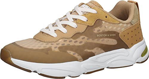 SCOTCH & SODA FOOTWEAR Lou Sneaker, Zapatillas Mujer, Arena, 39 EU