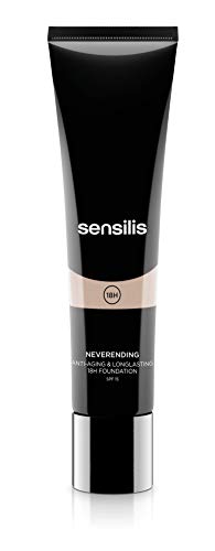 Sensilis - Pack Neverending - Base de Maquillaje + Corrector Líquido + Minitalla Corrector Upgrade Chrono Lift - Antiedad, de Larga Duración