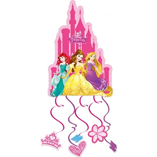 Set de 2 Piñatas Infantiles Decorativas"Princesas Disney 28x21 cm". Juguetes y Regalos Baratos para Fiestas de Cumpleaños, Bodas, Bautizos y Comuniones. AB