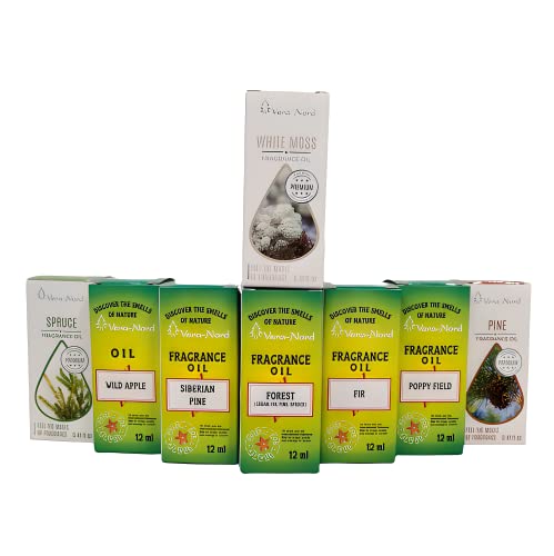 Set de 8 aceites de fragancia Vera Nord (Bosque y pradera)