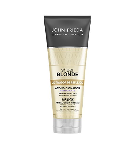 SHEER BLONDE acondicionador iluminador de mechas cabellos rubios tubo 250 ml