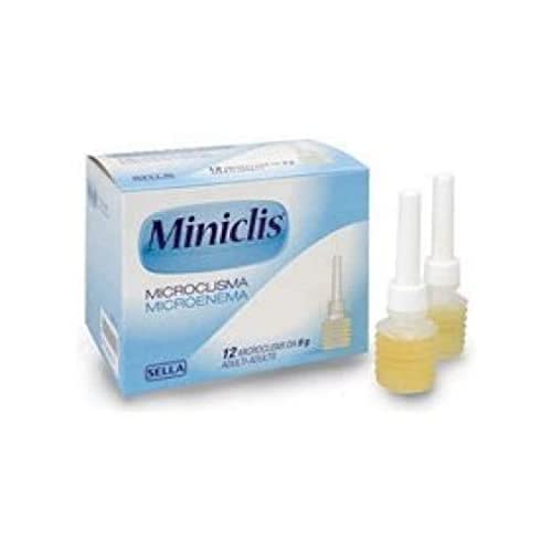 Sillín Miniclis Adulti, 12 microclismos de 9 g