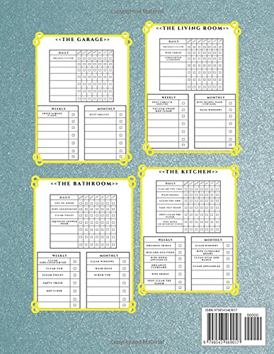 Simply Clean: Plan out Household Chores with Checklists and To Do Lists, 100 Pages, 8.5’ x 11’ inches, Keep Your Home Organized !