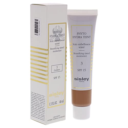 Sisley Phyto Hydra-Teint Base SPF15 03 Golden 40ML Unisex Adulto, Negro, Estándar