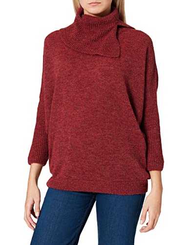 Sisley Sudadera L/S 1068m2245, Wine 72r, XL para Mujer