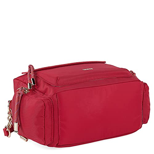 SKPAT - Bolso Bandolera de Mujer Versátil para Uso Diario y Combinable Elegante Moderno Funcional Calidad Diseño 307657, Color Rojo