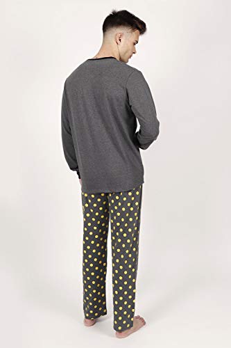 Smiley - Pijama hombre Forever hombre color: MARENGO talla: large