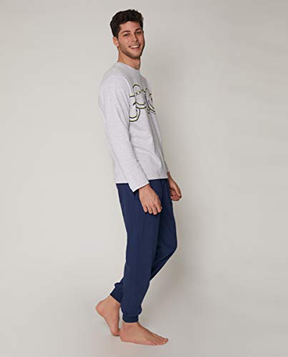 Smiley Pijama Manga Larga Enjoy Today para Hombre