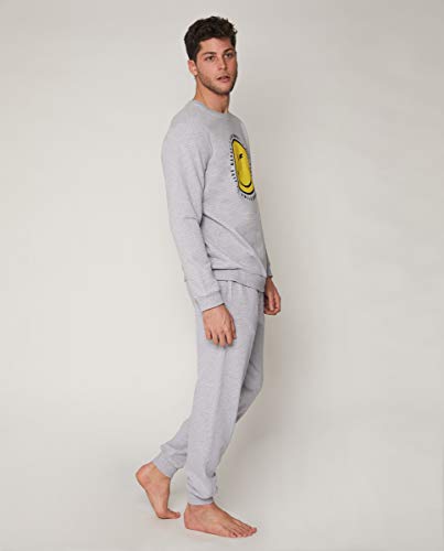 Smiley Pijama Manga Larga Family para Hombre