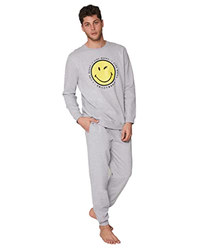 Smiley Pijama Manga Larga Family para Hombre