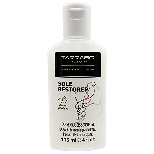 Sneakers Sole Restorer 115 ml | Restaura el Blanco de las Suelas de Goma | Blanqueador Suelas para Zapatillas | Cuidado y Reparación del Calzado | Transparente