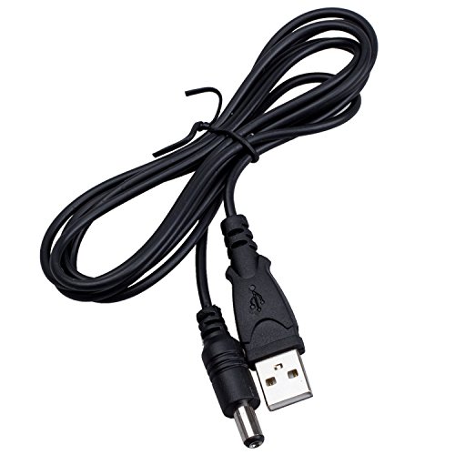 SODIAL(TM) USB a 5.5 mm / 2.1 mm 5V DC Conector Cable de Alimentacion