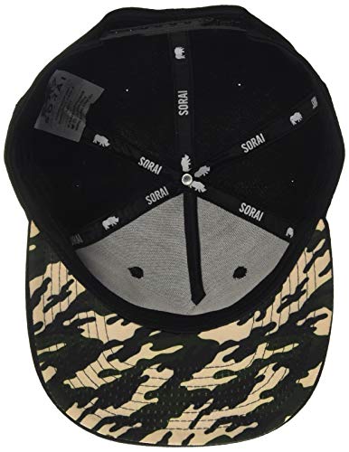 Sorai Gorra Unisex Logotipo de Camuflaje en el Pico, Unisex, 0793591910901, Negro, Talla única